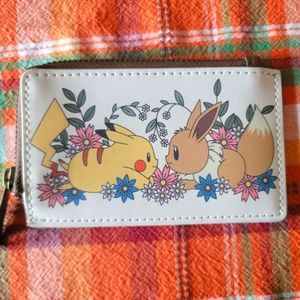 Loungefly Pikachu & Eevee Pokémon Card Holder Wallet